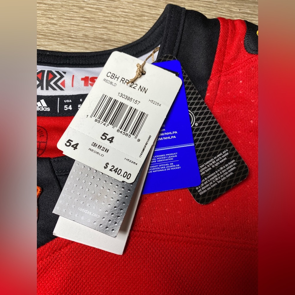 Authentic Adidas Chicago‎ Blackhawks Kirby Dach #77 NHL Jersey Men's Size XL 54 - Picture 5 of 15